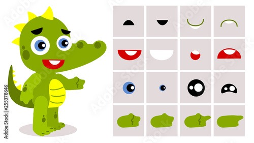 Dino green for animation