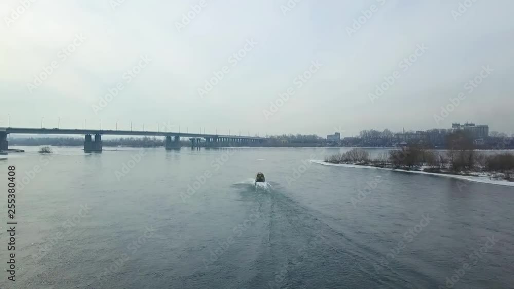 custom made wallpaper toronto digitalAirboat floating on the river. Aeroglisser