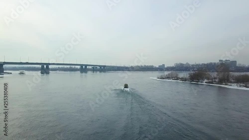 Wallpaper Mural Airboat floating on the river. Aeroglisser Torontodigital.ca