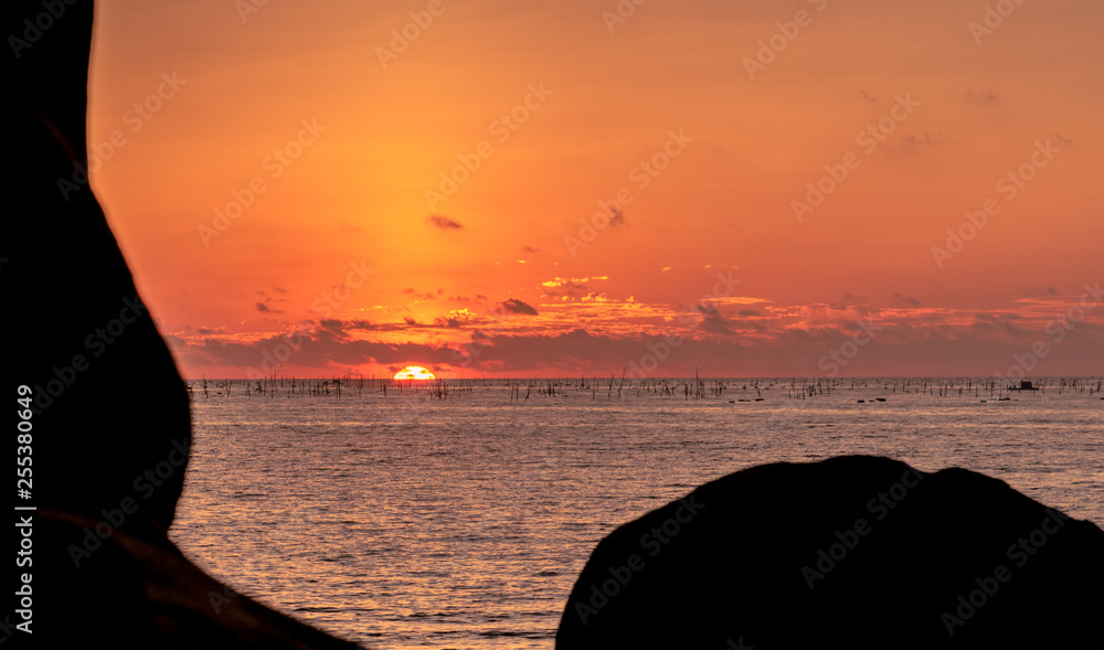 Golden Beach on the west coast of Leizhou City Golden Beach on the west coast of Leizhou City