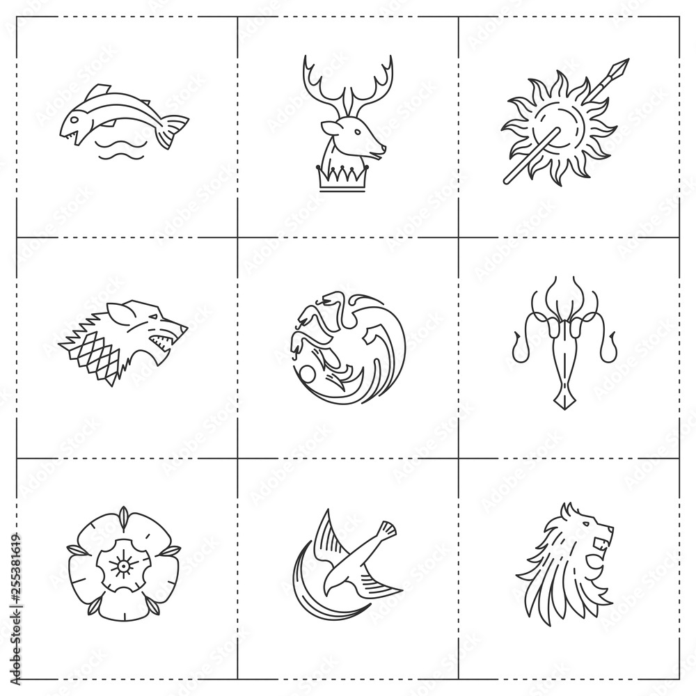 Great kingdoms houses heraldic. Great kingdoms houses heraldic.