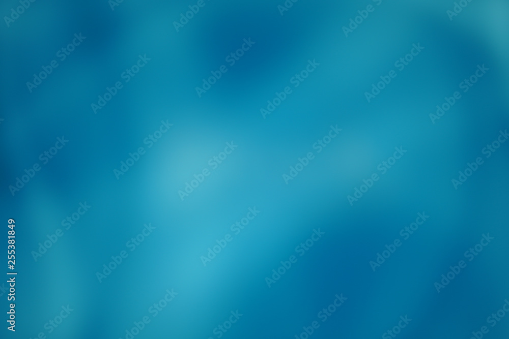 Obraz premium Soft blue lights abstract background