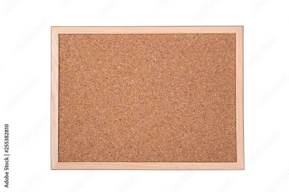 Fototapeta premium cork board isolated on white background with clipping path include and copy space for your text