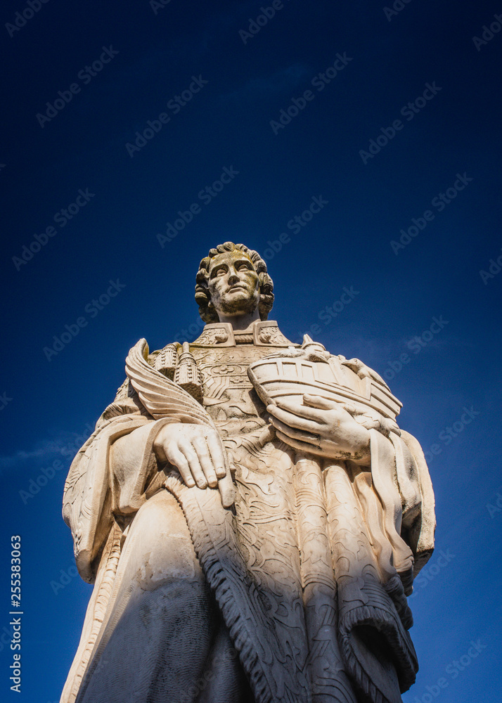 Fototapeta premium Statue from St Vincent, Lisbon, Portugal