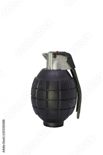 Black hand grenade photo