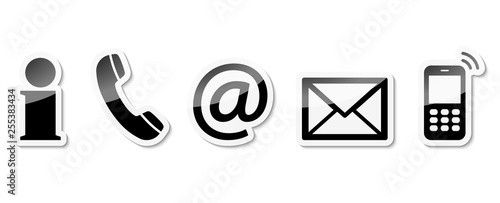 contact us icon set