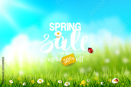 Spring sale flyer