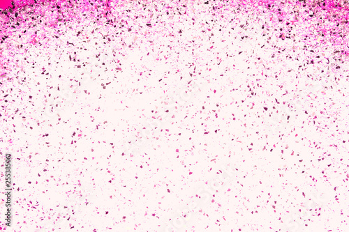 Bright multi colored pink with blue pebbles background