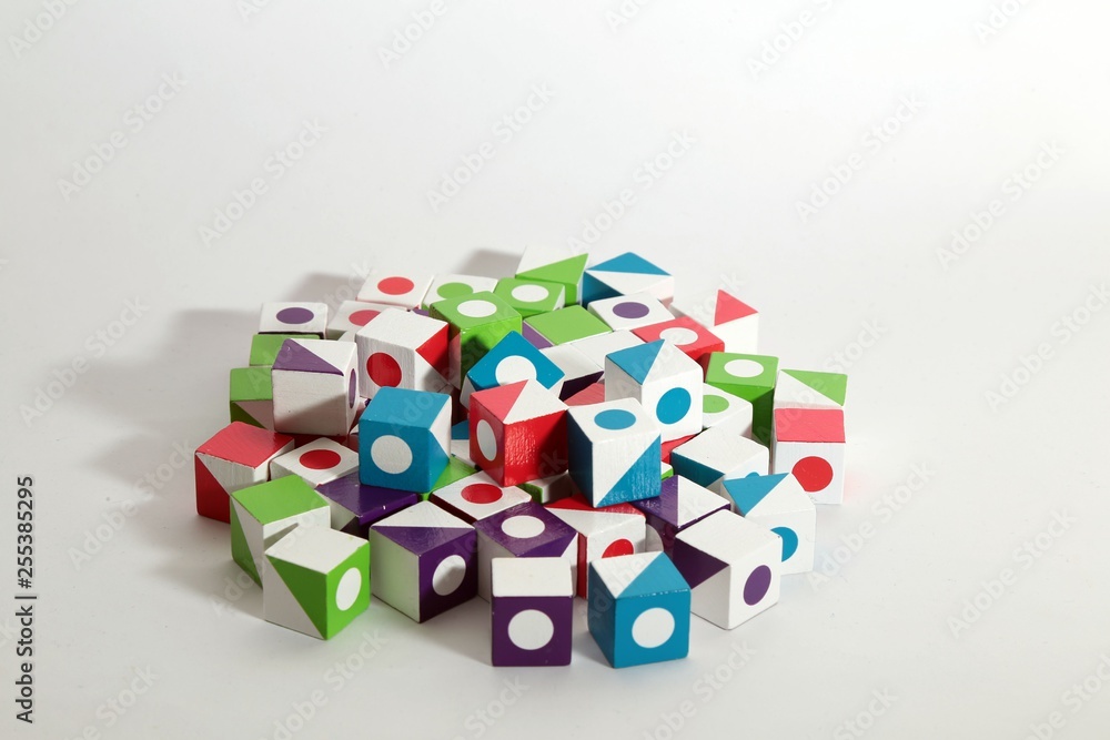 every color all kinds of cubes and children's toys every color all kinds of cubes and children's toys