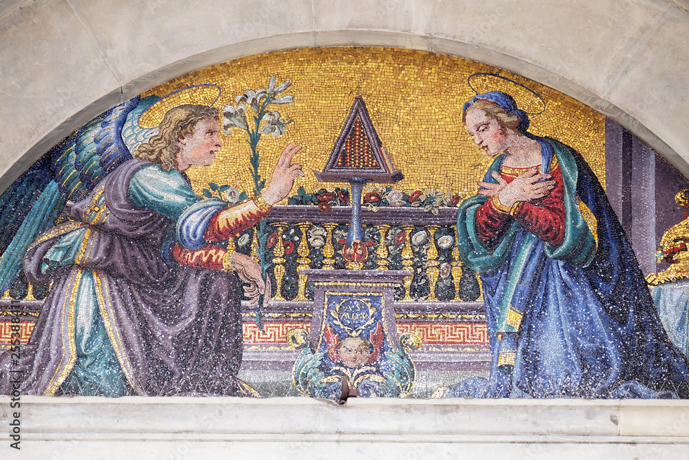 Annunciation of the Virgin Mary, Basilica della Santissima Annunziata (Basilica of the Annunciation) is a Roman Catholic minor basilica in Florence, Italy, the mother church of the Servite order