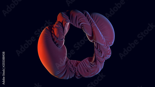 3d rendering. Abstract cloth background. © Ivan