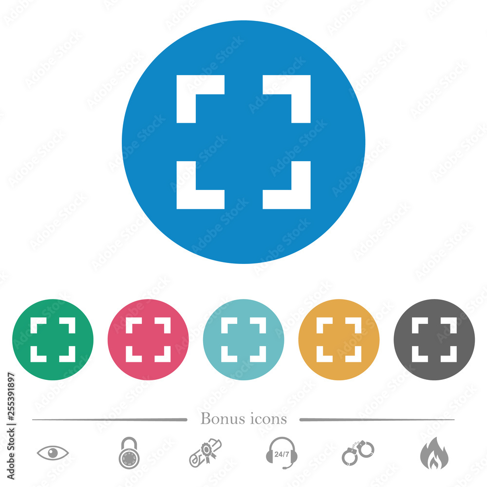 Selector tool flat round icons Selector tool flat round icons