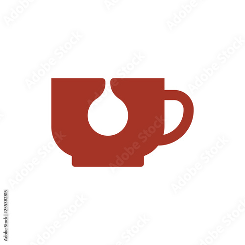 Cafe Coffee Shop Drink Cup Logo Vector Illustration