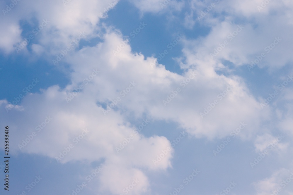 blue sky with clouds