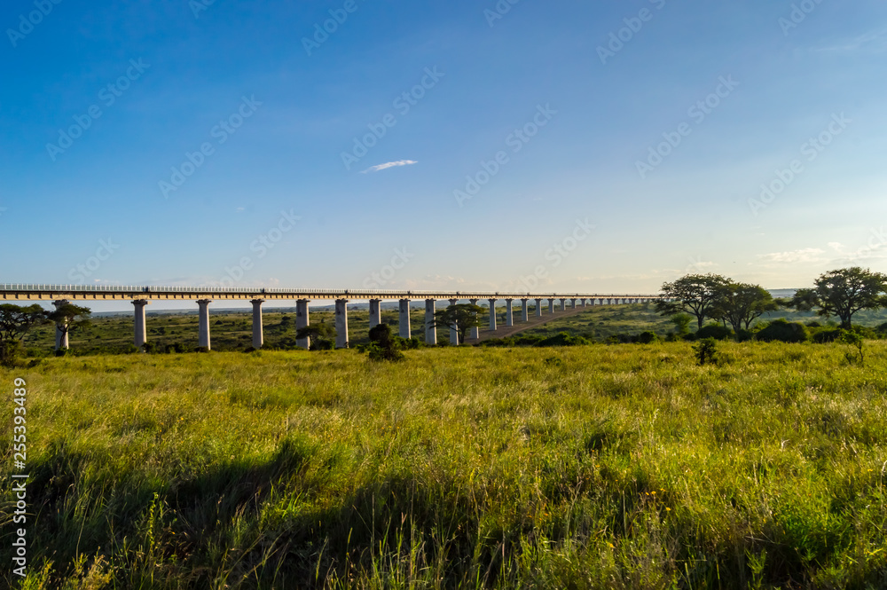 View of the viaduct of the Nairobi