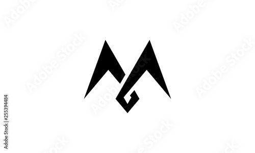 Flat and modern letter M vector logo. Free Download Flat and modern letter M vector logo. - GFXLoad