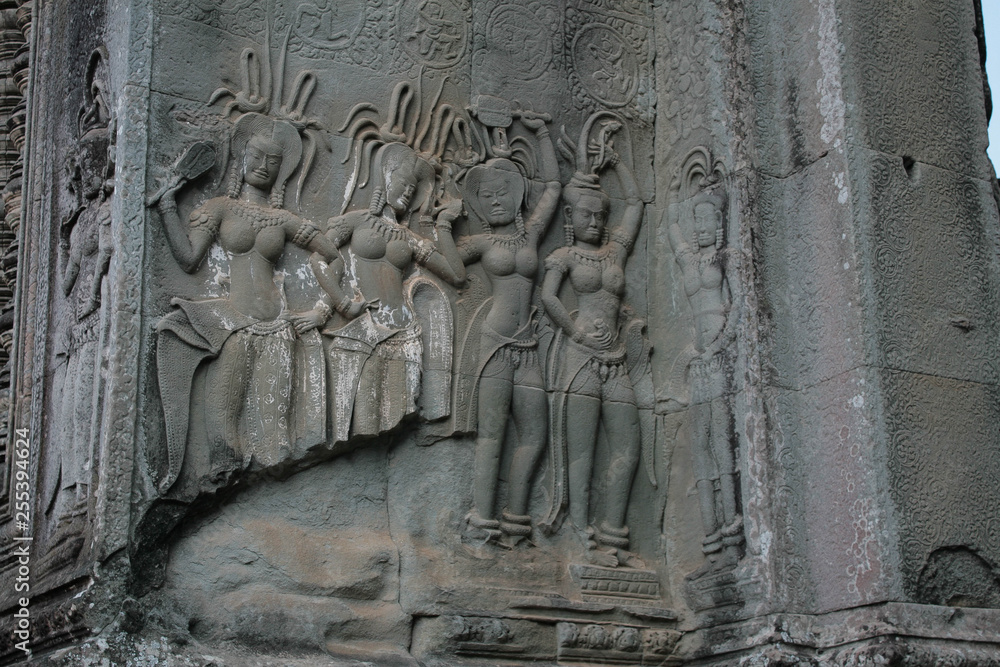 Stone Carvings at Angkor Wat