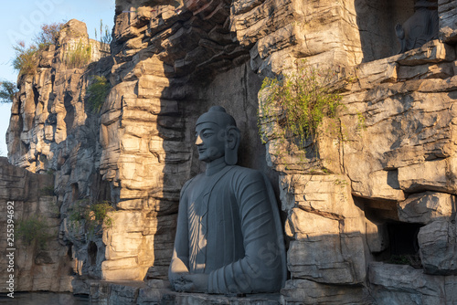 Grottoes and Buddha statues in Songcheng, Hangzhou City photo