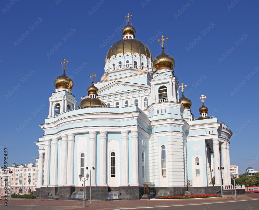 The Cathedral of St. Theodore Ushakov in Saransk, Russia