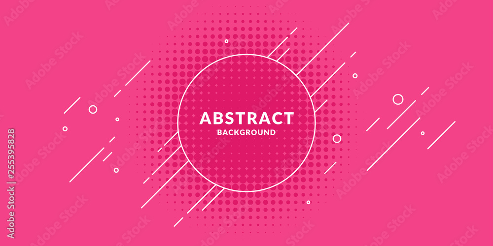 Abstract vector background with geometric shapes in flat style.