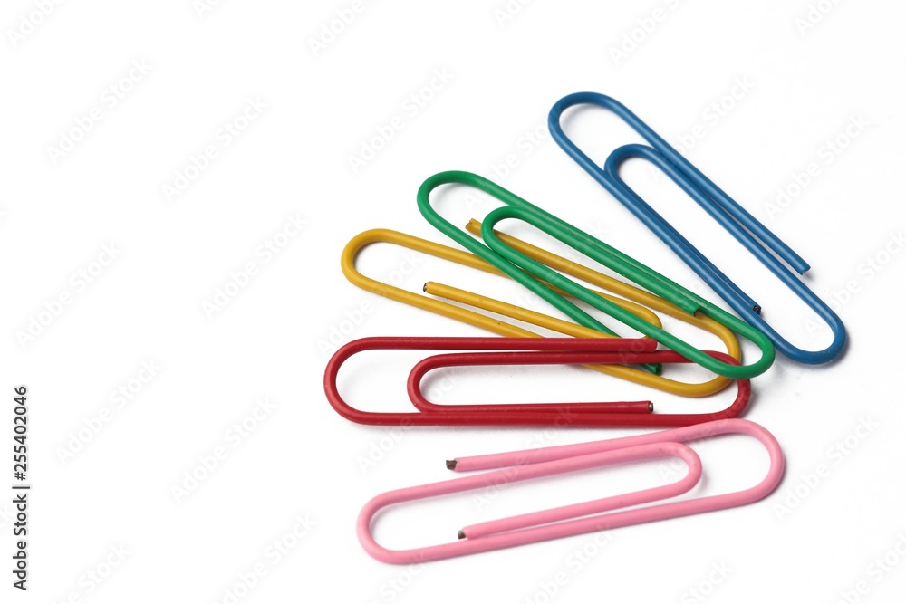 paperclip on white background (isolated) paperclip on white background (isolated)