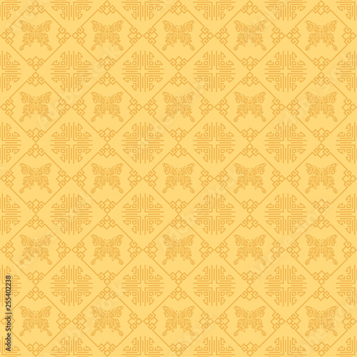 yellow seamless background with pattern