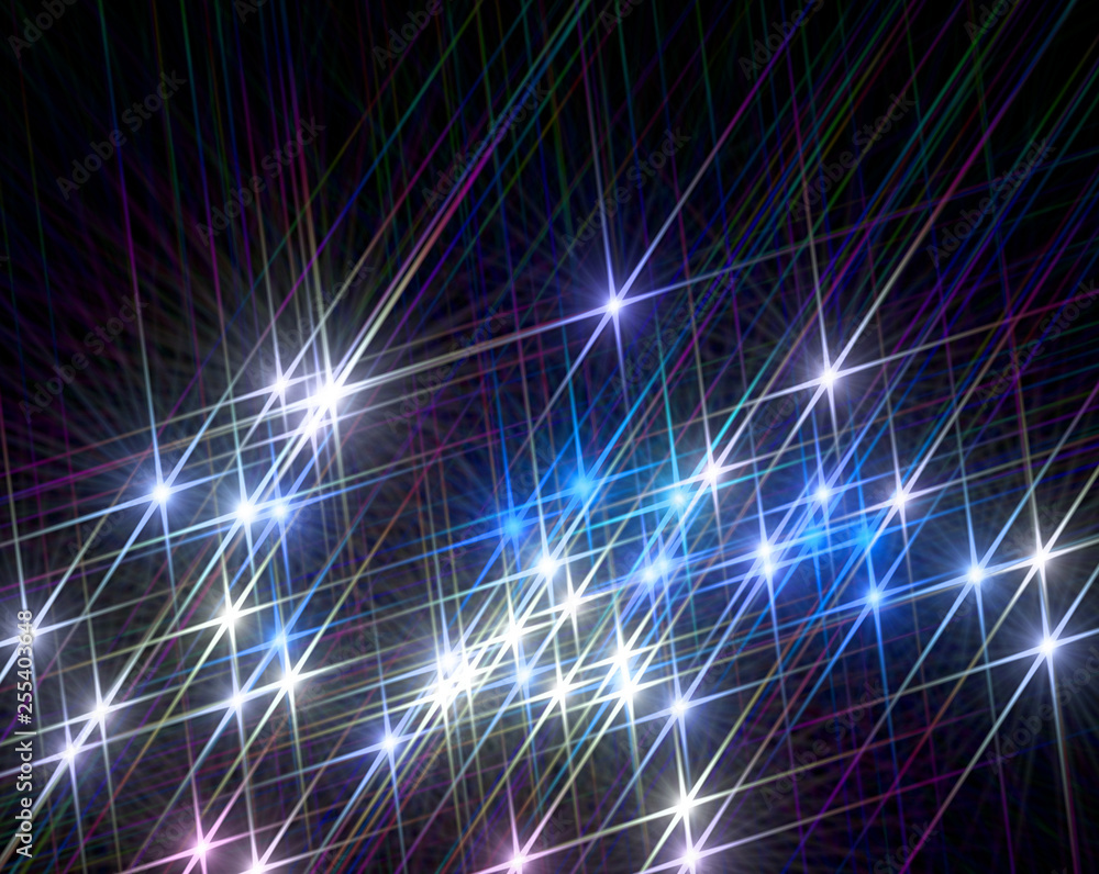 Fototapeta premium Stars on a dark background