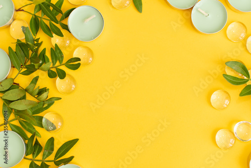 Slika na platnu Professional shampoo, balm, conditioner based on jojoba, argan or coconut oil