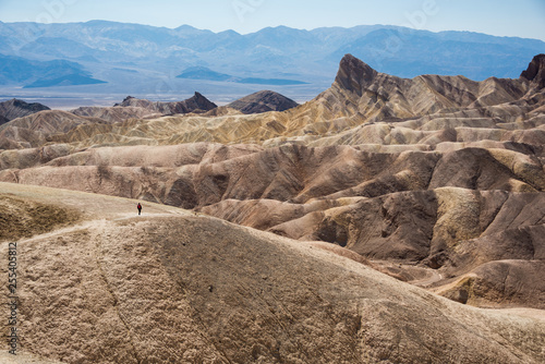 Amazing landscape and geological formations in Death valley national park  USA