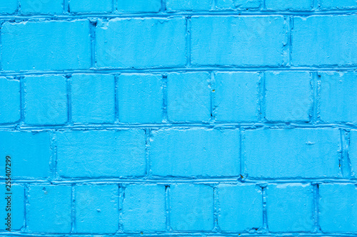 texture blue wall brick background
