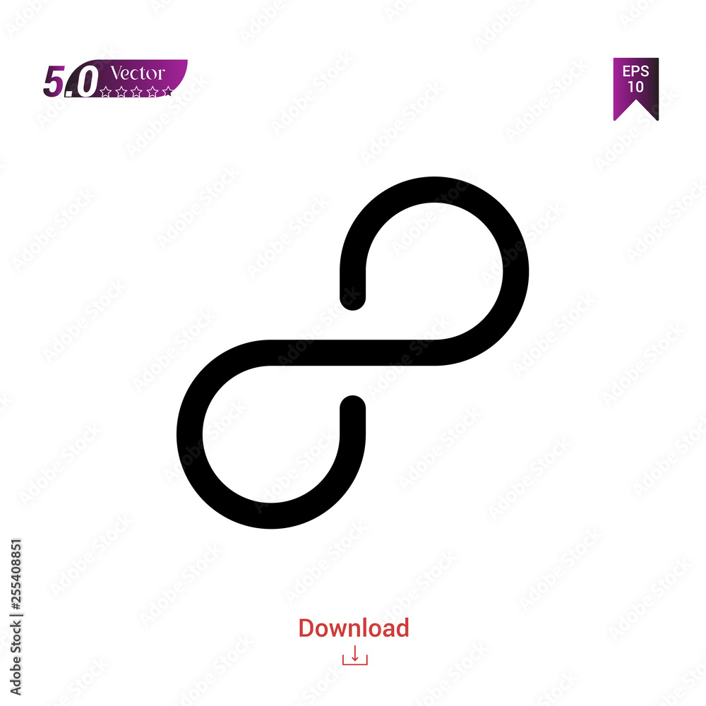 Outline infinity icon isolated on white background. Best modern. Graphic design, mobile application, beauty icons 2019 year, user interface. Editable stroke. EPS10 format vector illustration Outline infinity icon isolated on white background. Best modern. Graphic design, mobile application, beauty icons 2019 year, user interface. Editable stroke. EPS10 format vector illustration