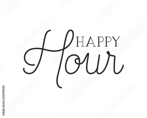 happy hour label icon