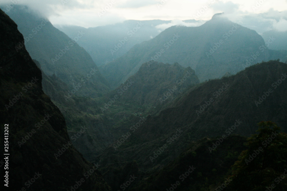 Naklejka premium Cirque de Mafate, Réunion