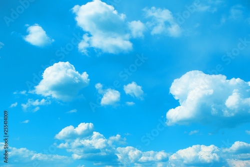 marvellous toned cumulus cloudy sky for using in design as background.