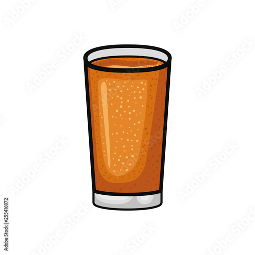 glass with beer isolated icon