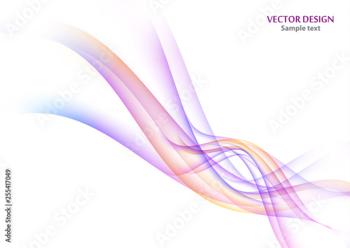 Wavy stripes Trendy curve line background. Abstract background with wavy lines.