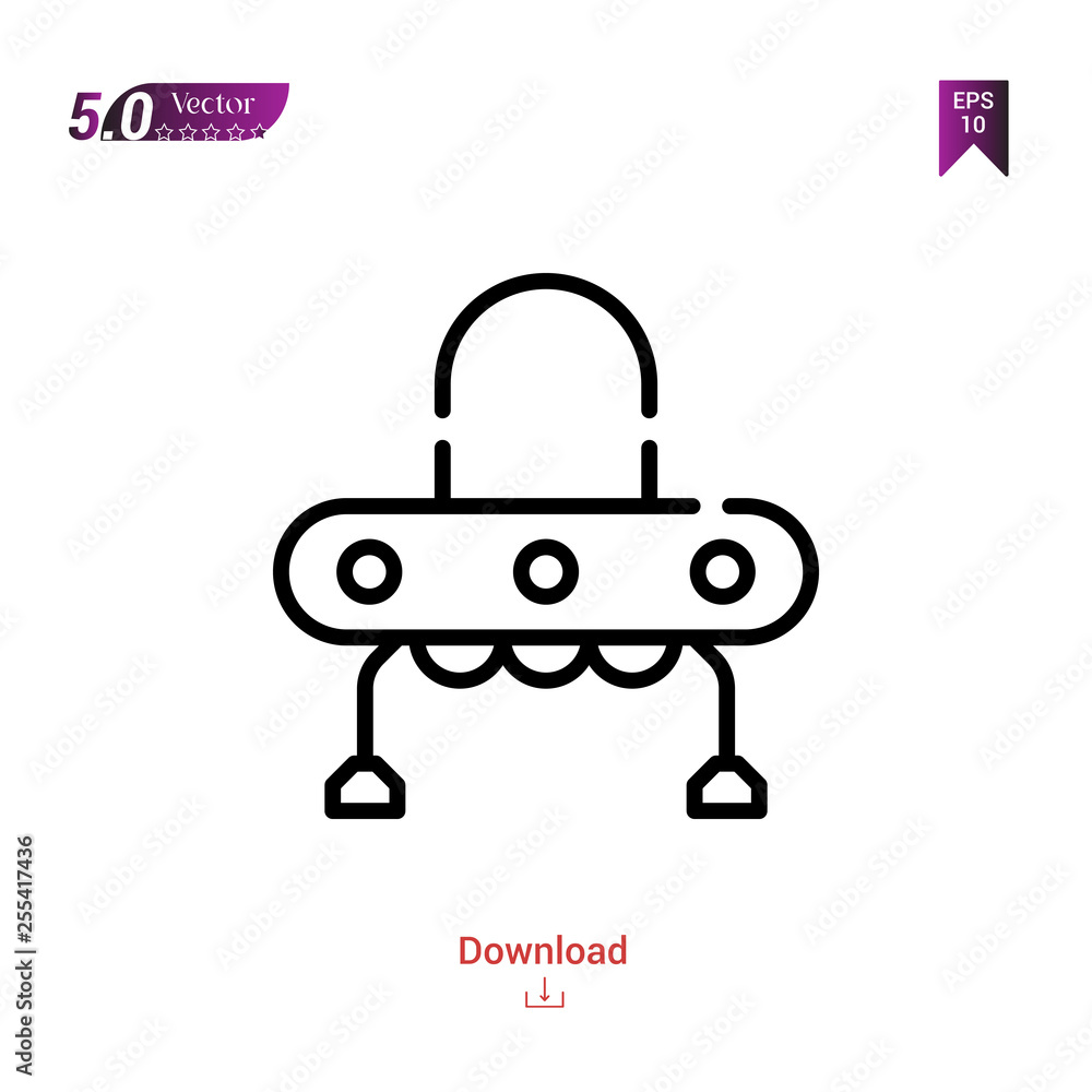 Outline ufo icon isolated on white background. Best modern. Graphic design,children-toys, mobile application, beauty icons 2019 year, user interface. Editable stroke. EPS10 format vector Outline ufo icon isolated on white background. Best modern. Graphic design,children-toys, mobile application, beauty icons 2019 year, user interface. Editable stroke. EPS10 format vector