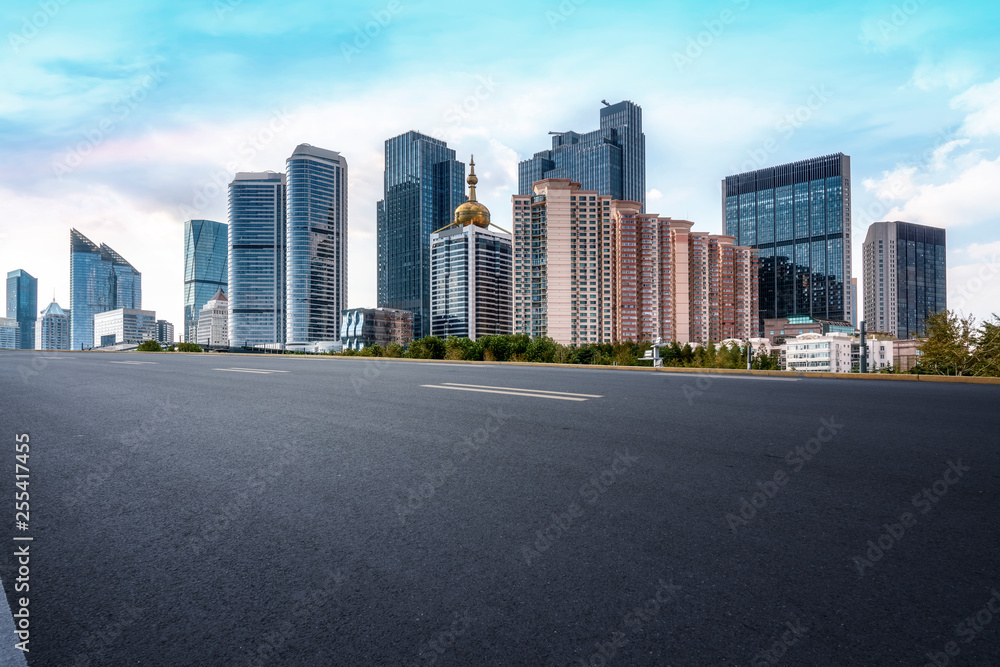 Urban Road, Highway and Construction Skyline..