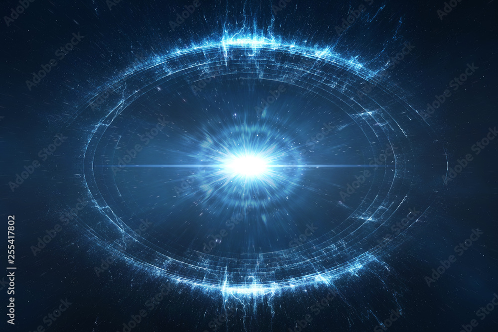 Abstract futuristic science fiction time and space travel cosmic background Abstract futuristic science fiction time and space travel cosmic background