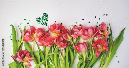 Frühling - Blumenstrauß Tul...
