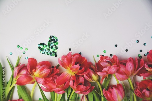 Frühling - Blumenstrauß Tul...