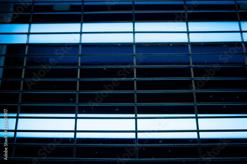 Photos A blue fluorescent light being used in a bug zapper.