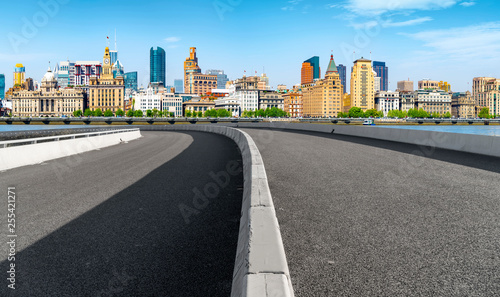 Urban Road  Highway and Construction Skyline..