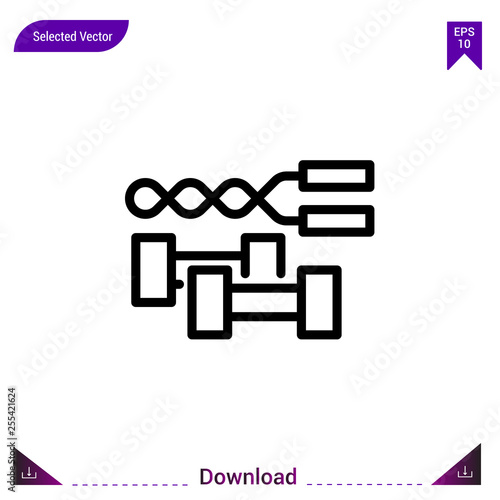 gymnastics vector icon. Best modern, simple, isolated,lifestyle-icons.flat icon for website design or mobile applications, UI / UX design vector format