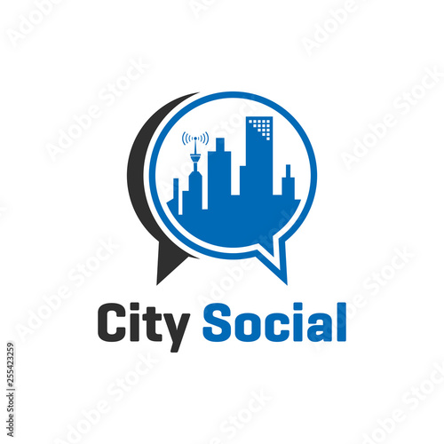 city social logo concept