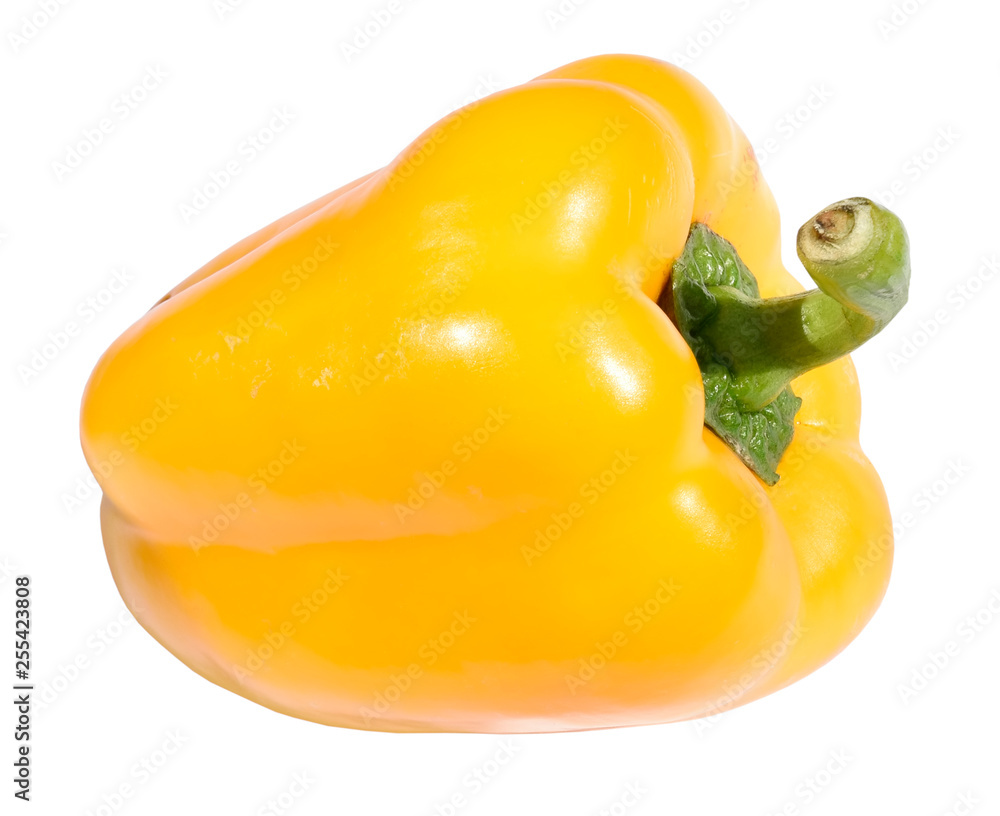 Sweet pepper isolated on a white background Sweet pepper isolated on a white background