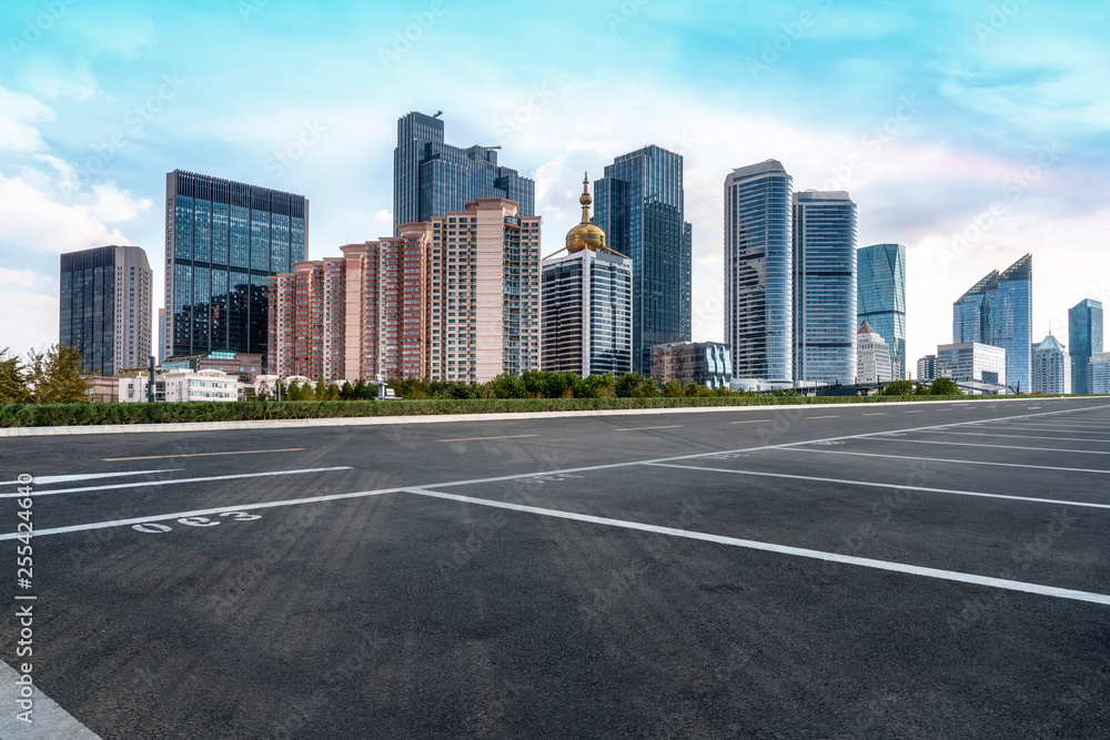 Urban Road, Highway and Construction Skyline..