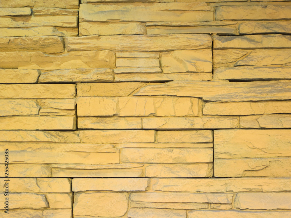 Fototapeta premium Yellow stone background