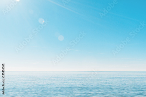 calm  minimalistic seascape