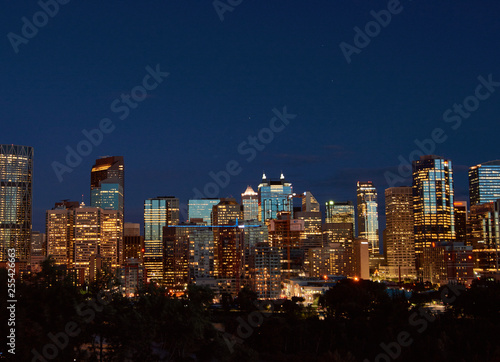 Ligne d'horizon de Calgary, Alberta, Canada